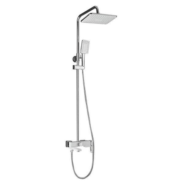 Душевая система Shevanik S9036F, белый/хром. Фото 1