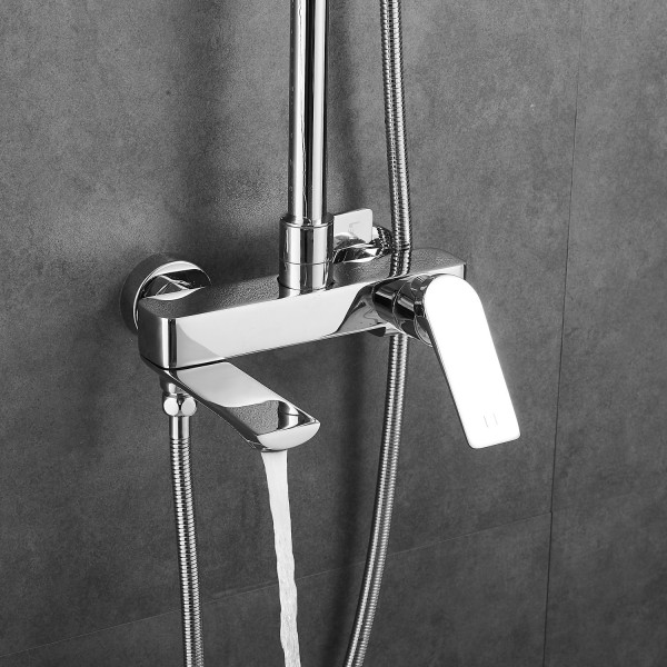 Душевая система Shevanik S9136, хром. Фото 4