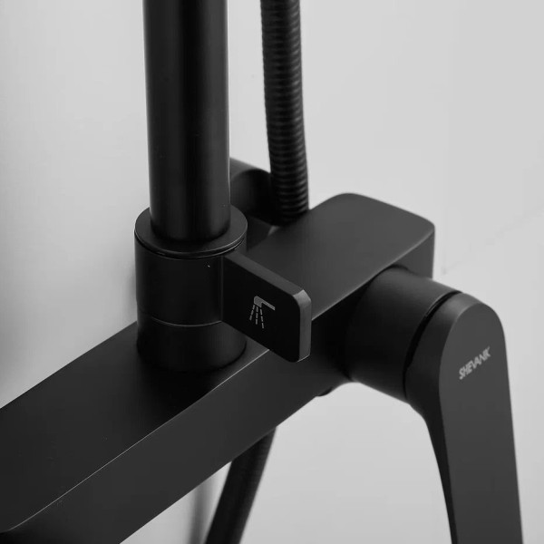 Душевая система Shevanik S9136H, черный. Фото 5