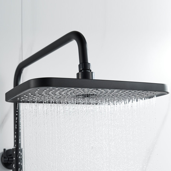 Душевая система Shevanik S9636H, черный. Фото 4