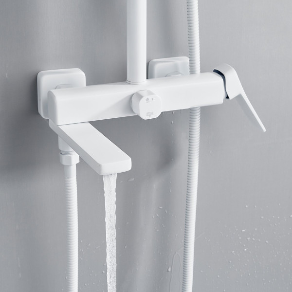 Душевая система Shevanik S9936C, белый. Фото 5