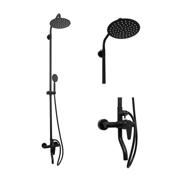 Душевая система Славен СЛ-ОД-Ж61, черный. Фото 3