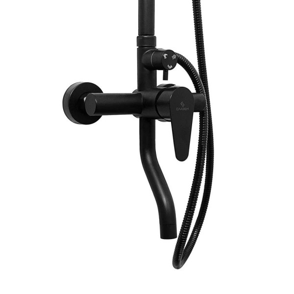 Душевая система Славен СЛ-ОД-Ж61, черный. Фото 4