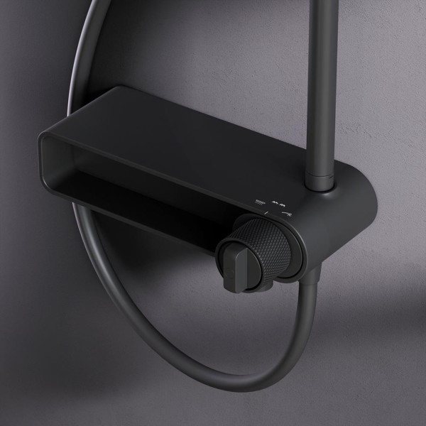 Душевая система со смесителем-полкой. Фото 3