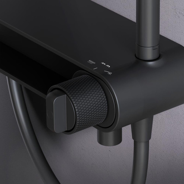 Душевая система со смесителем-полкой. Фото 4