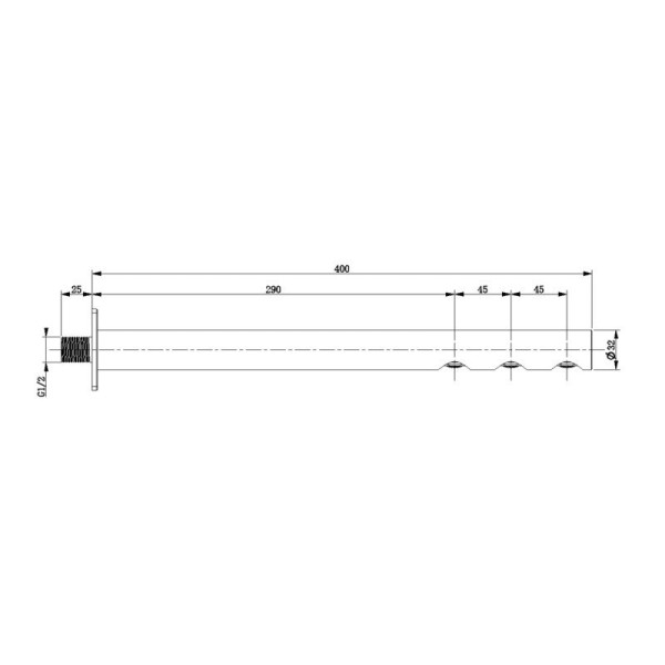 Душевая система встраиваемая Bronze de Luxe LIBERTY 5011B-F, черный. Фото 2