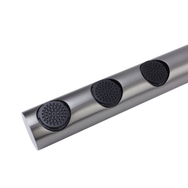 Душевая система встраиваемая Bronze de Luxe LIBERTY 5011GG-F, графит. Фото 5