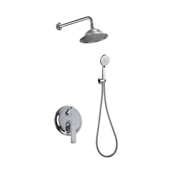 Душевая система встраиваемая Bronze de Luxe PURE A800/9143-2, хром. Фото 1