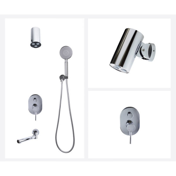 Душевая система встраиваемая Bronze de Luxe SCANDI 14582-501C, хром. Фото 3