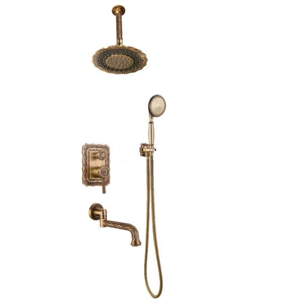 Душевая система встраиваемая Bronze de Luxe WINDSOR 10137/1DF, бронза. Фото 1