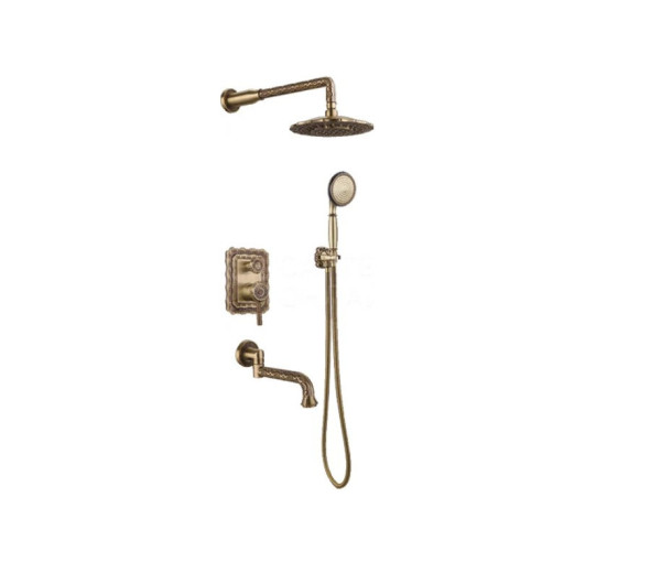 Душевая система встраиваемая Bronze de Luxe WINDSOR 10137DF, бронза. Фото 1