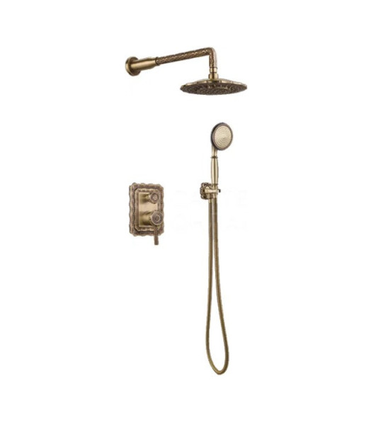 Душевая система встраиваемая Bronze de Luxe WINDSOR 10138DF, бронза. Фото 1