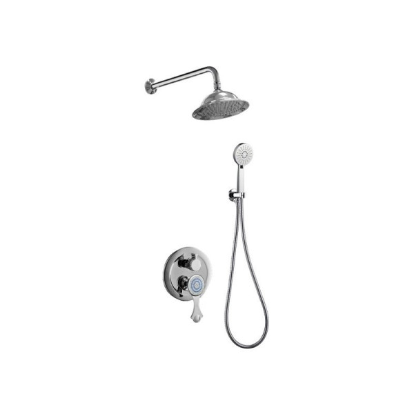 Душевая система встраиваемая Bronze de Luxe YASMINA NT800/B02-2, хром. Фото 1