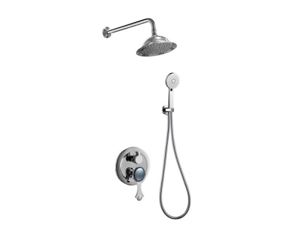 Душевая система встраиваемая Bronze de Luxe YASMINA NT800/B03-2, хром. Фото 1