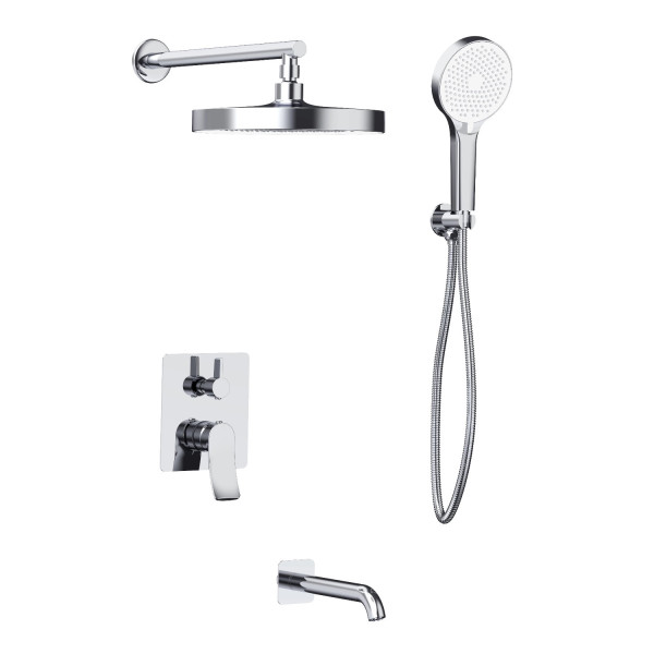 Душевая система встраиваемая Haiba HB80553, хром. Фото 1