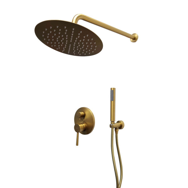 Душевая система встраиваемая Raiber RPG-005, золото. Фото 2