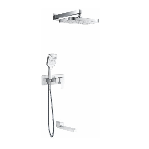 Душевая система встраиваемая Rose R1035, хром. Фото 1