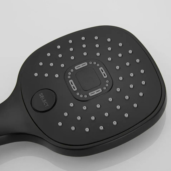 Душевая система встраиваемая Rose R2835H, черный. Фото 4