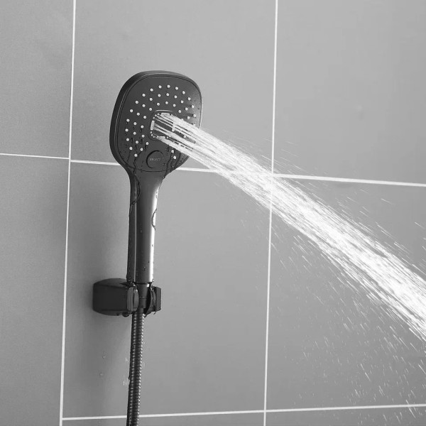 Душевая система встраиваемая Rose R2835H, черный. Фото 8