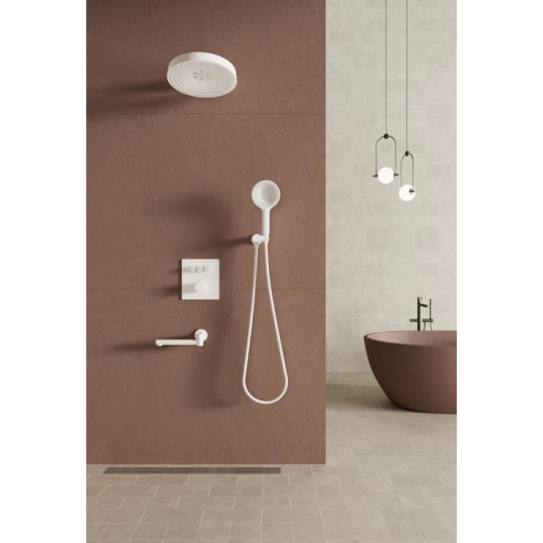 Душевая система встраиваемая с термостатом Bronze de Luxe OMG! 1011W, белый. Фото 3