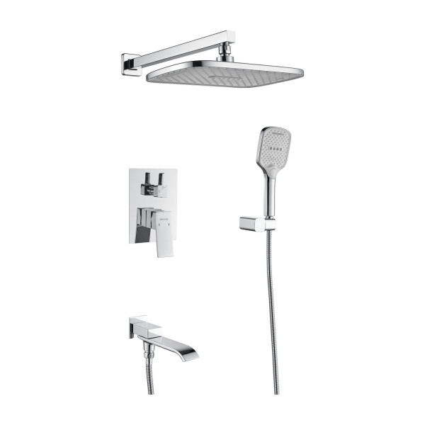 Душевая система встраиваемая Shevanik S4035, хром. Фото 1