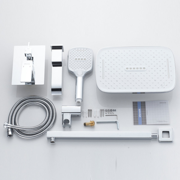Душевая система встраиваемая Shevanik S4035, хром. Фото 3