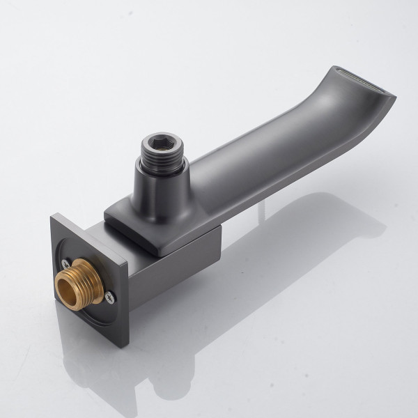 Душевая система встраиваемая Shevanik S4035T, оружейная сталь. Фото 5