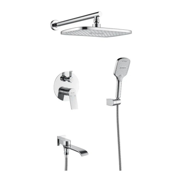 Душевая система встраиваемая Shevanik S4135, хром. Фото 1