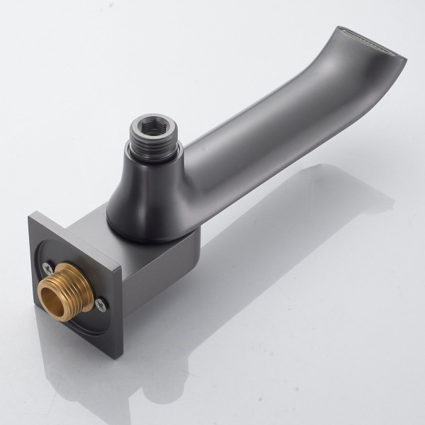 Душевая система встраиваемая Shevanik S4135T, оружейная сталь. Фото 5