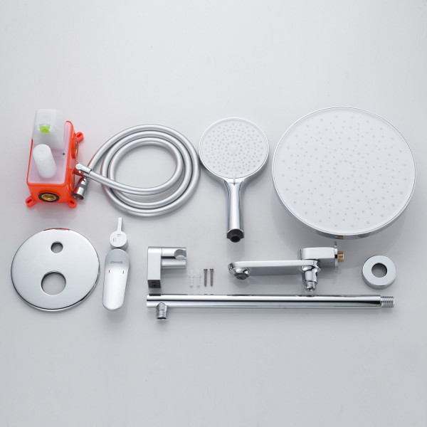 Душевая система встраиваемая Shevanik S4335, хром. Фото 3
