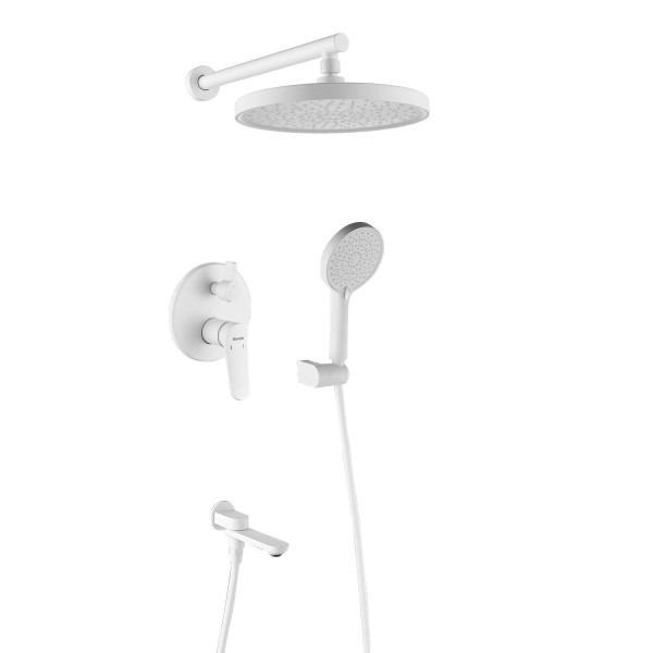 Душевая система встраиваемая Shevanik S4335C, белый. Фото 1