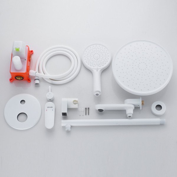 Душевая система встраиваемая Shevanik S4335C, белый. Фото 3