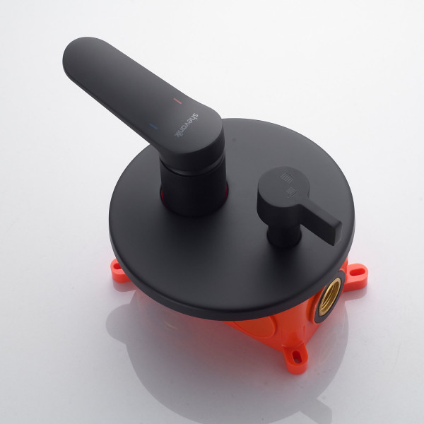 Душевая система встраиваемая Shevanik S4335H, черный. Фото 5