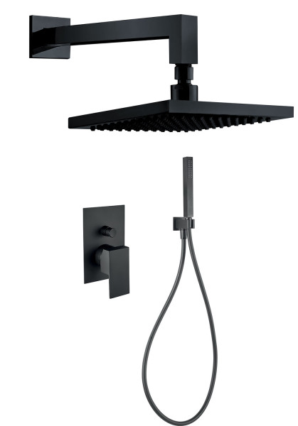 Душевая система встраиваемая Webert Pegaso PE890103560, черный. Фото 1