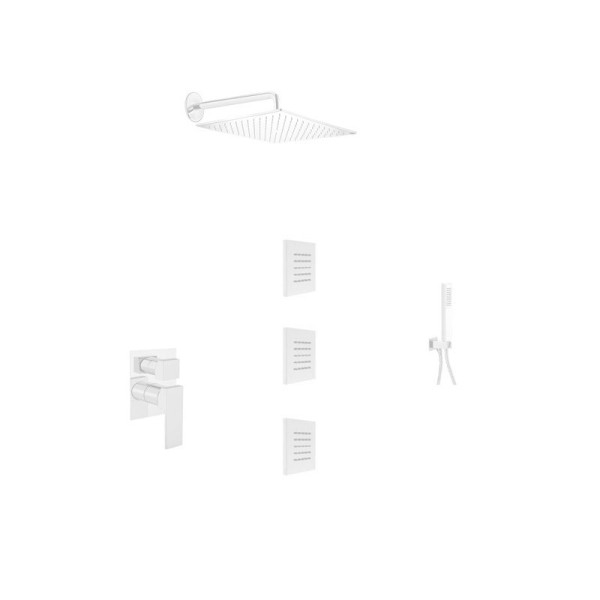 Душевая система встраиваемая Webert Pegaso PE890104740, белый. Фото 1