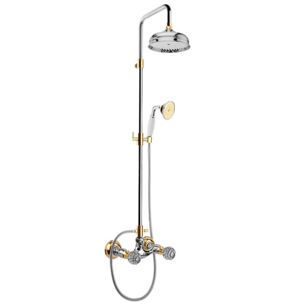 Душевая система Webert Karenina KA760405017, хром/золото. Фото 1