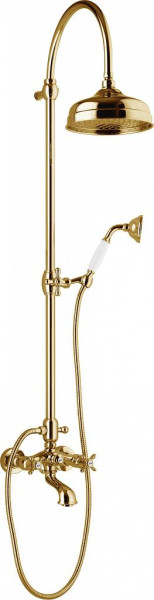 Душевая система Webert Ottocento OT721208010, золото. Фото 1