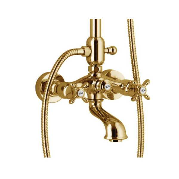 Душевая система Webert Ottocento OT721208010, золото. Фото 5