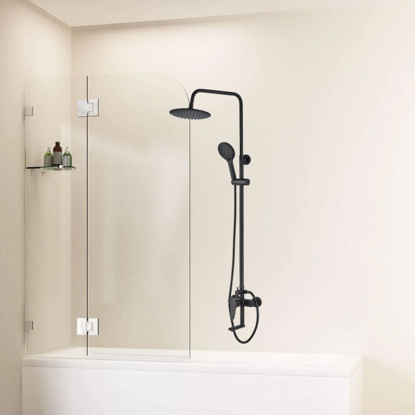 Душевая система WesnaArt NOVA NOV03-314Black, черный. Фото 3