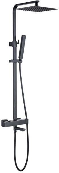 Душевая стойка Allen Brau Infinity 5.21029-31 черный матовый. Фото 1