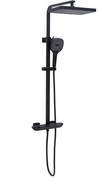 Душевая стойка Allen Brau Infinity 5.21030-31 черный матовый. Фото 1