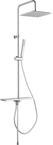 Душевая стойка Aquanet Pragmatic S AF430-70-S-C, с полочкой. Фото 1