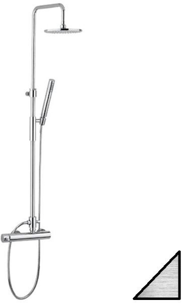 Душевая стойка Paffoni Master Top King ZCOL621KLIGST сталь. Фото 1