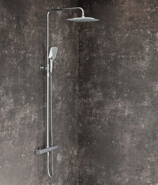 Душевая стойка с термостатическим смесителем и ручным душем TD F 091.00/150. Фото 4