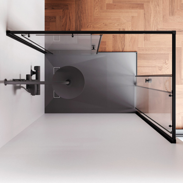 Душевое ограждение 120x80 см, без поддона. Фото 3