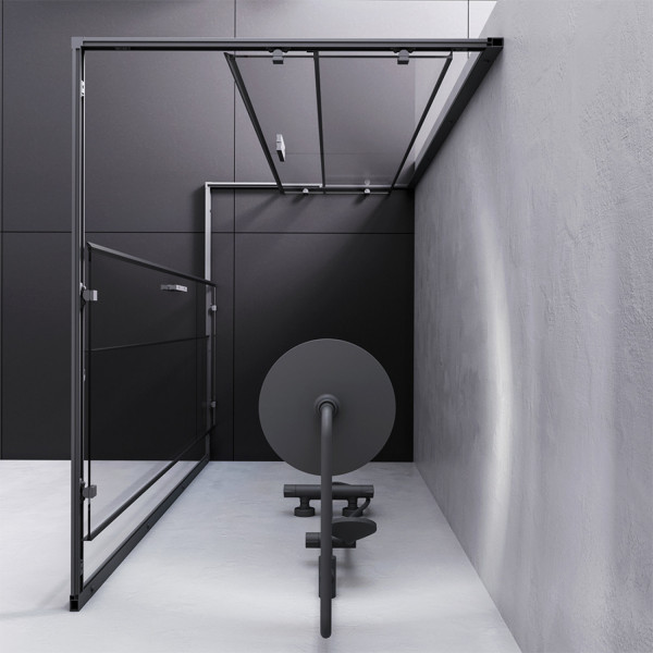 Душевое ограждение 120x90, без поддона. Фото 3