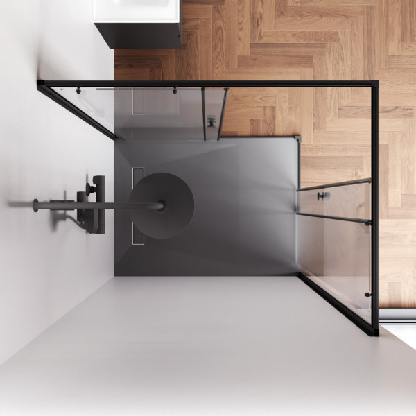 Душевое ограждение 120x90 см, без поддона. Фото 3