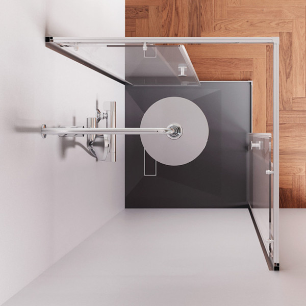 Душевое ограждение 80x80 см, без поддона. Фото 3