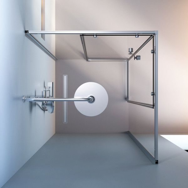 Душевое ограждение 90х90, без поддона. Фото 3