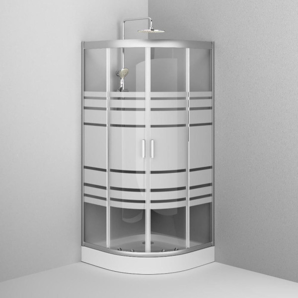 Душевое ограждение 90х90 см., без поддона. Фото 2